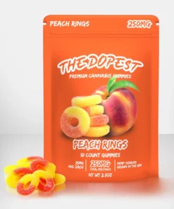 Peach Rings HHC Gummies - 250MG