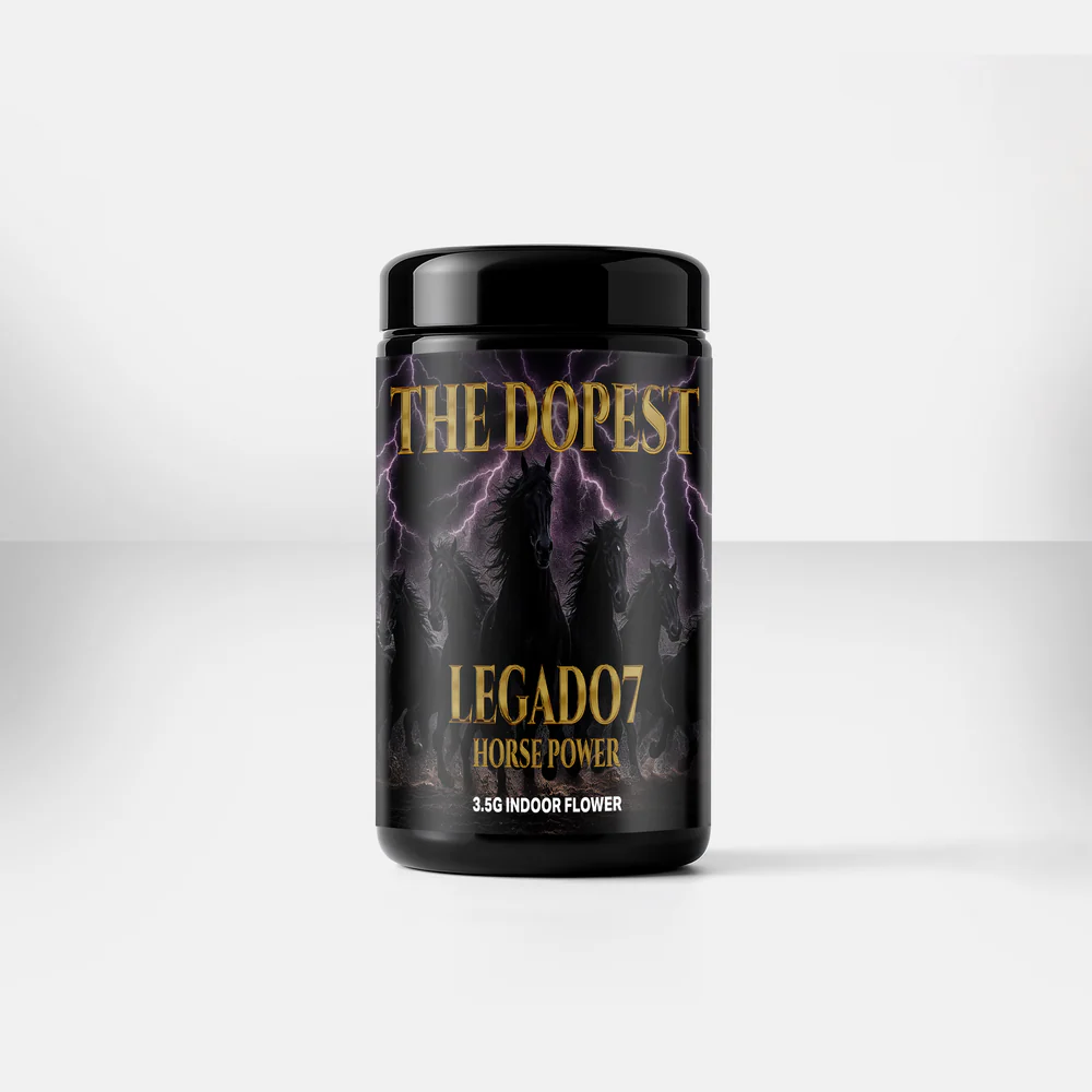 Legado 7 X The Dopest 3.5 grams Indoor Flower: HORSE POWER