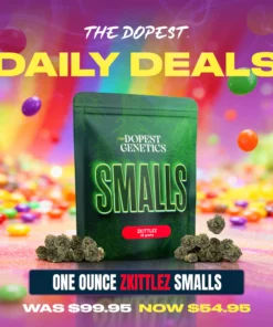 Smalls: Zkittlez Indica flower 28 grams Daily Deal