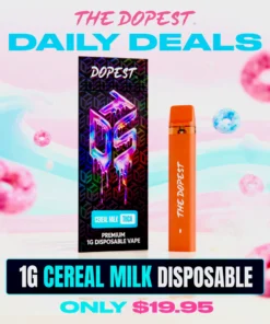 Daily Deal: Cereal Milk Hybrid THCA Vape Disposable
