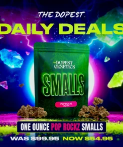 Smalls: Pop Rockz Indica flower 28 grams Daily Deal