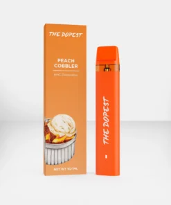 Peach Cobbler Hybrid HHC Vape Disposable
