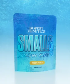 The Dopest Snow Caps SMALLS: THCA covered Frosty Punch Flower