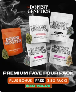 The Dopest Flower Variety pack: 1/2oz+ for $99 plus a bonus FREE pack of 3.5g INDOOR Flower