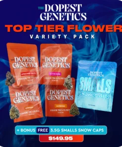 Indoor Top Tier Flower Variety pack: 1/2oz+ for $149 plus a FREE bonus