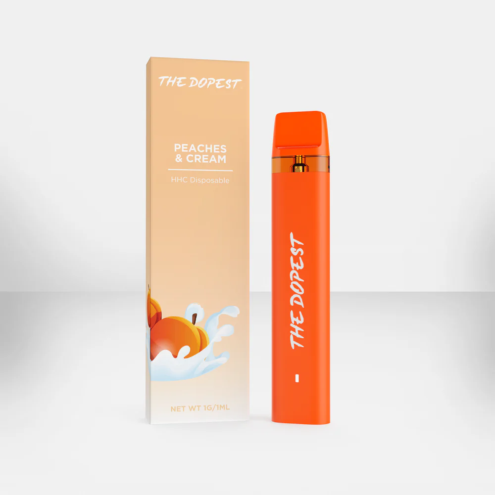 The Dopest Peaches & Cream - Sativa HHC Vape Disposable