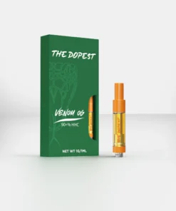 The Dopest Venom OG - Indica HHC Vape Cartridge