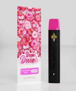 The Dopest Dessert Disposable: 2G THCA Liquid Diamonds Pink Pineapple Whip