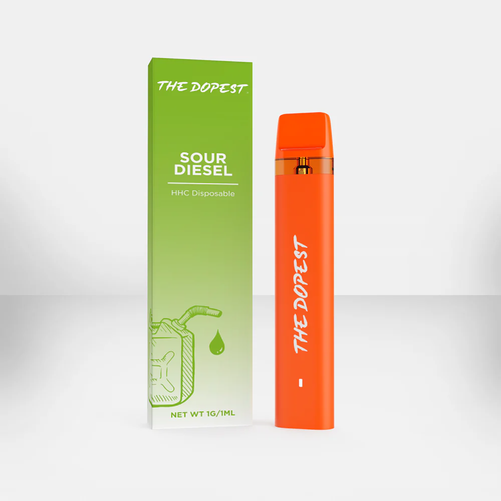 The Dopest Sour Diesel - Sativa HHC Vape Disposable