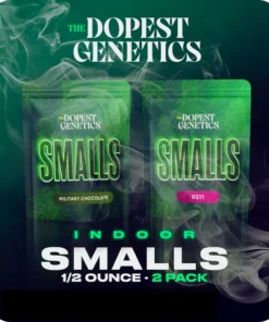 SMALLS INDOOR 2-PACK: 1/2 OZ TOTAL: MILITARY CHOCOLATE & RS11