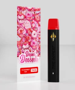 The Dopest Dessert Disposable: 2G THCA Liquid Diamonds Bombest Pop