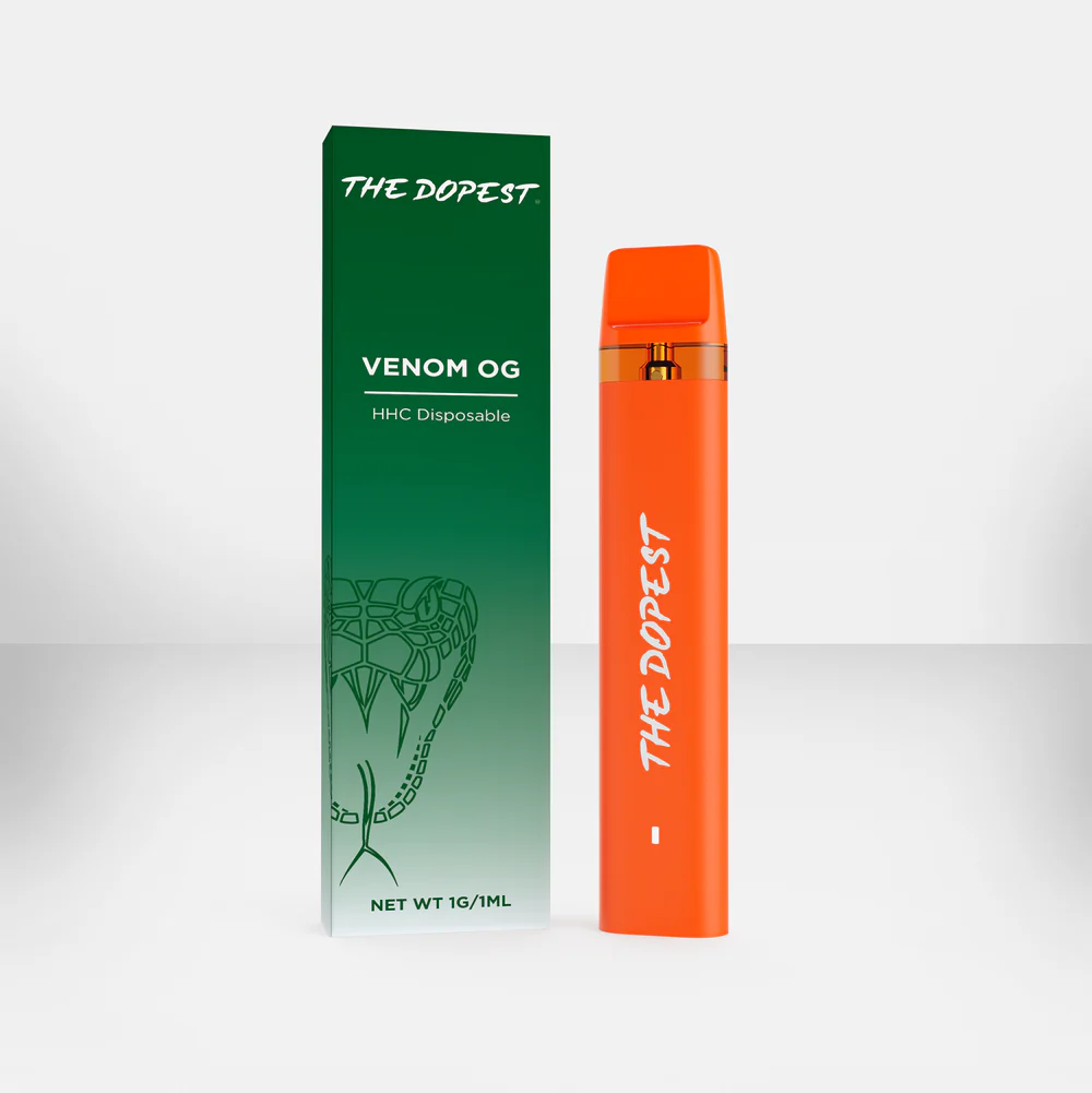 The Dopest Venom OG - Indica HHC Vape Disposable