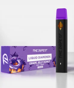 The Dopest Grape Jelly Donut 2G Liquid Diamonds Disposable