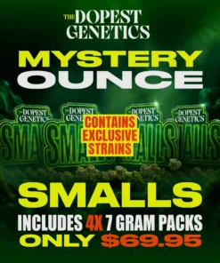 Mystery Smalls Ounce Pack: Get (4) 7 gram packs of exclusive strains