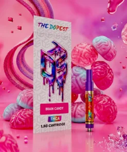Brain Candy 1.5g Liquid Diamonds THCA Vape Cartridge