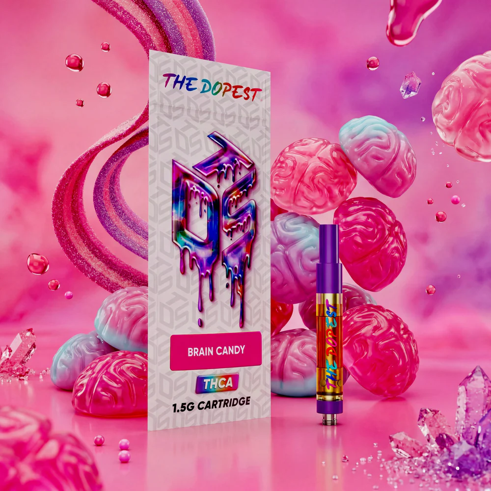 Brain Candy 1.5g Liquid Diamonds THCA Vape Cartridge