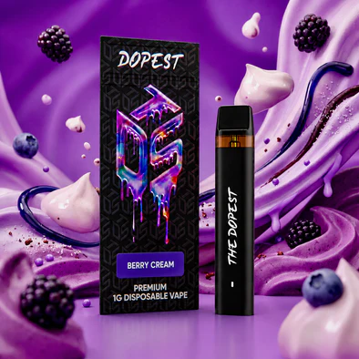 Berry Cream Hybrid THCA Vape Disposable